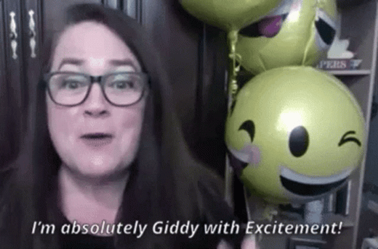 I'm Absolutely Giddy With Excitement GIF