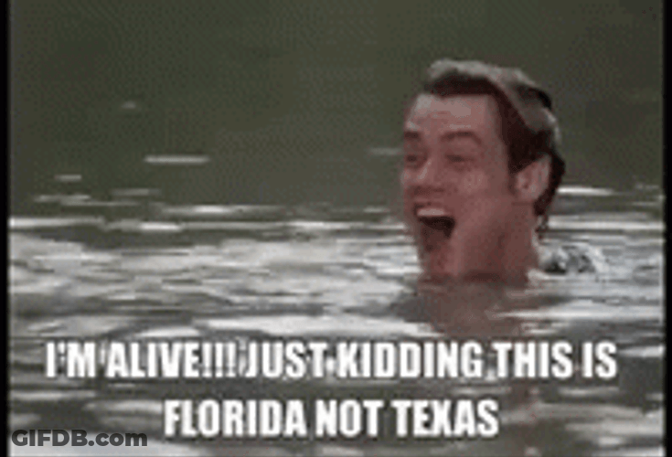 I'm Alive Just Kidding Florida Not Texas GIF