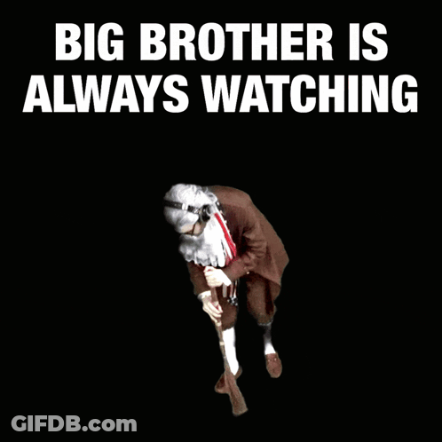 I'm Always Watching Smiling Roblox Character GIF
