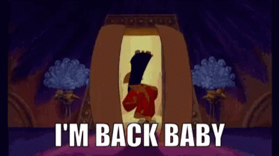 I'm Back Baby Kuzco GIF