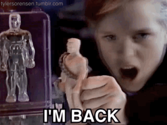 I'm Back Kid Playing With Toys GIF