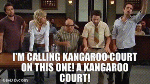 I'm Calling Kangaroo Court On This One GIF