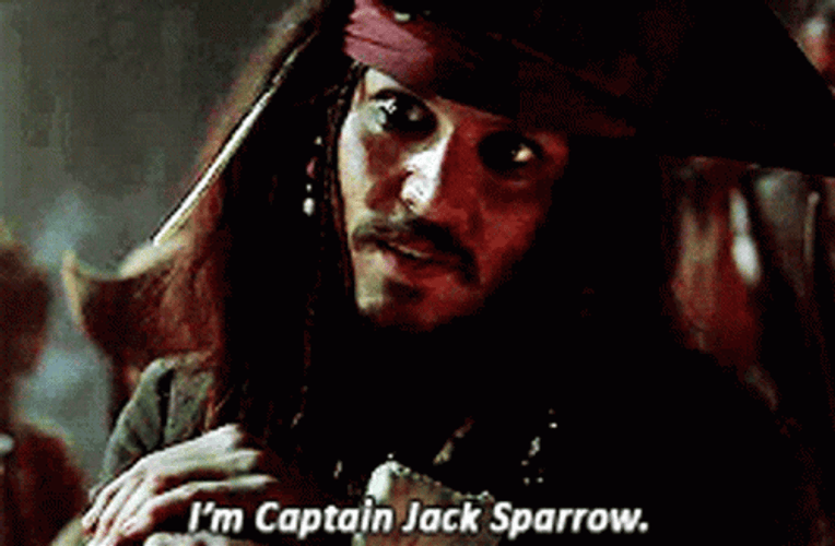 I'm Captain Jack Sparrow GIF
