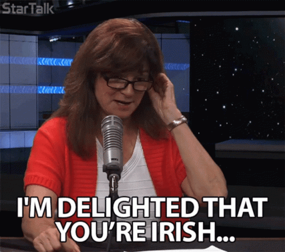 I'm Delighted That You're Irish GIF