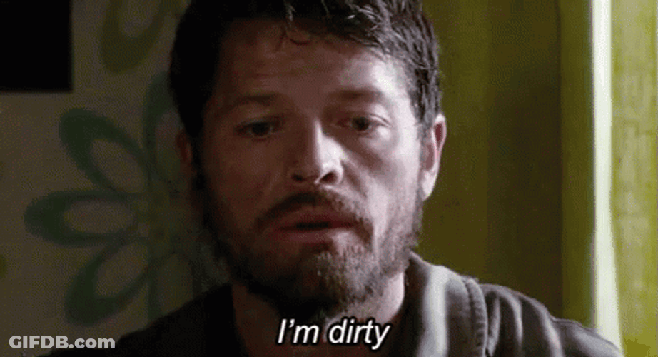 I'm Dirty Castiel Supernaturals GIF