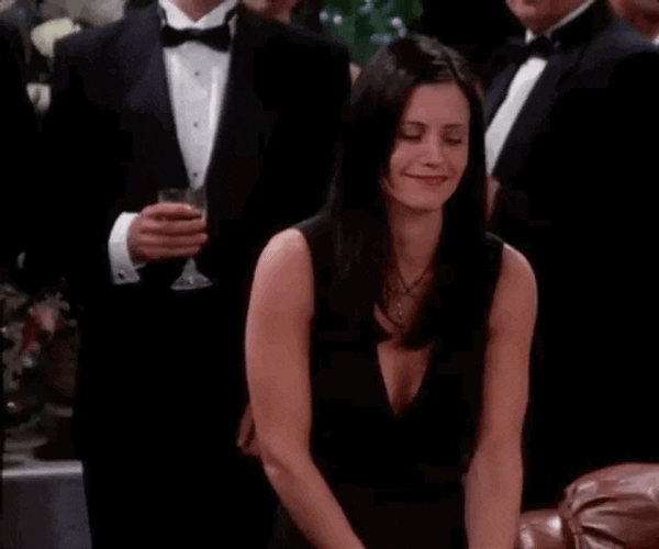 I'm Drunk Monica Geller GIF