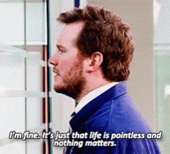I'm Fine Andy Dwyer GIF