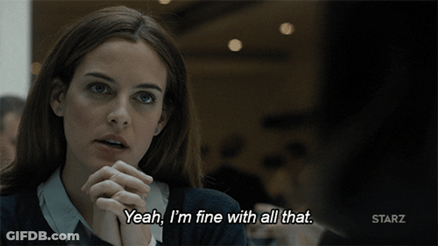 I'm Fine Christine Reade GIF