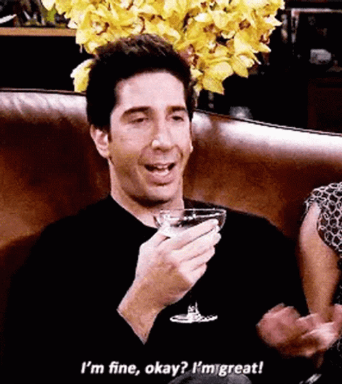 I'm Fine Okay I'm Great GIF