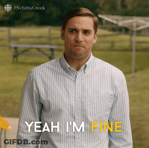 I'm Fine Ted Mullens Schitts Sitcom GIF