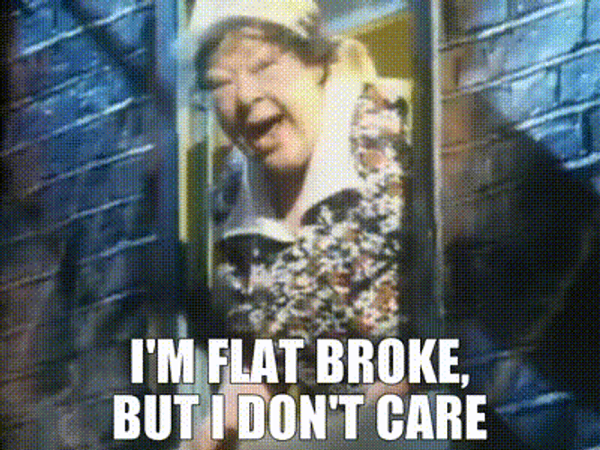 I'm Flat Broke Stray Cat Song Lyrics GIF