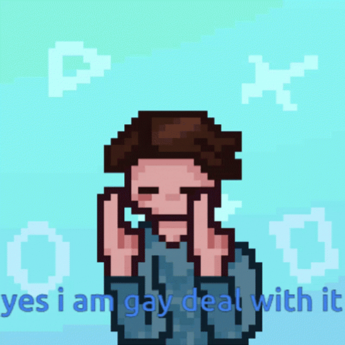 I'm Gay Deal With It GIF