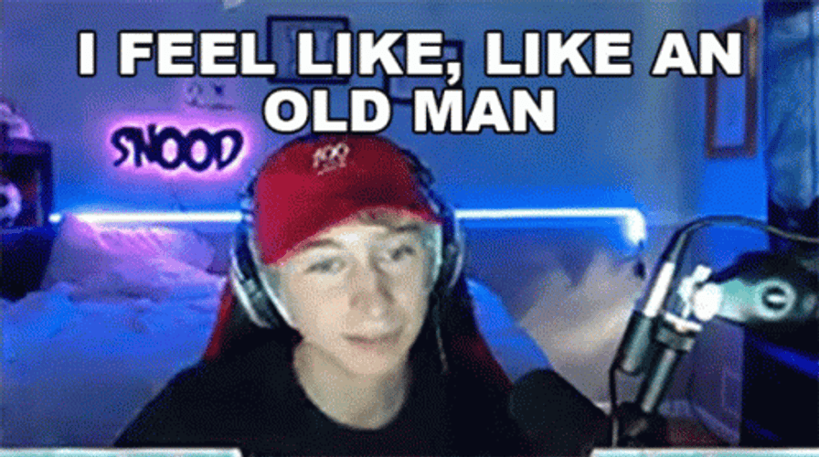I'm Getting Too Old For This Gamer Guy GIF