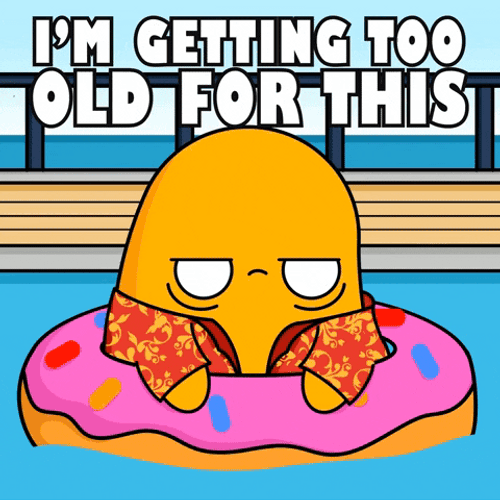 I'm Getting Too Old For This Potato Man GIF