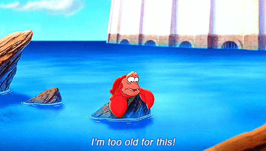 I'm Getting Too Old For This Sebastian GIF