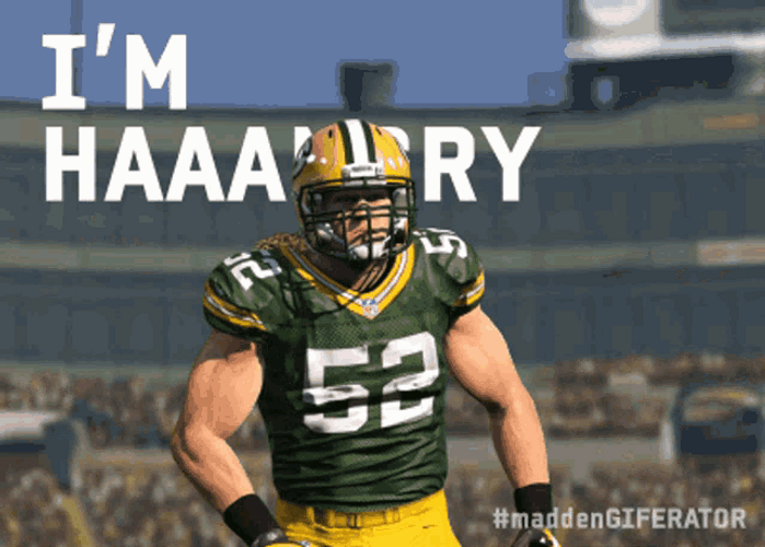 I'm Hangry Screaming Madden Character Animation GIF