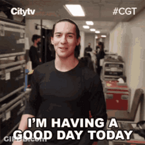 I'm Having A Good Day Dude Smiling GIF