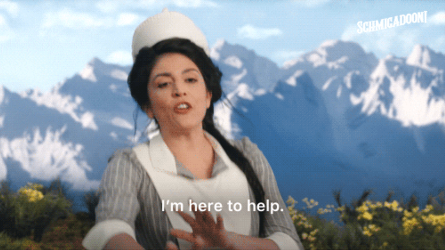 I'm Here Help Is On The Way Dear GIF