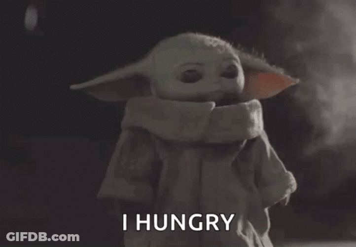 I'm Hungry Baby Yoda GIF