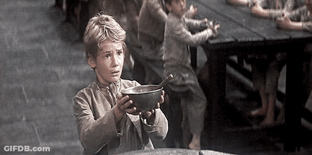 I'm Hungry Oliver Twist GIF