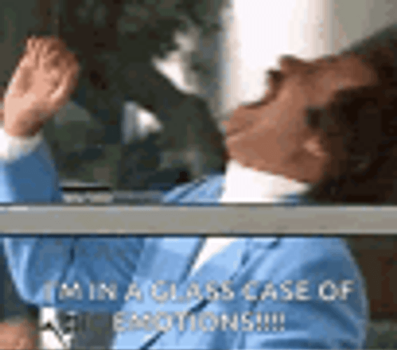 I'm In Glass Case Of Emotions GIF