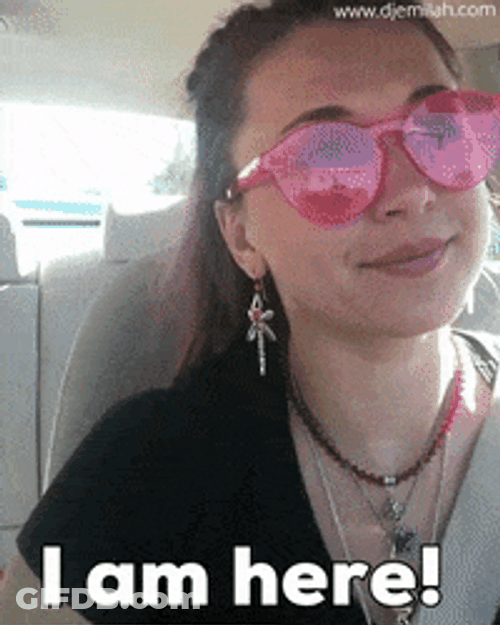 I'm In The Car At The Moment GIF