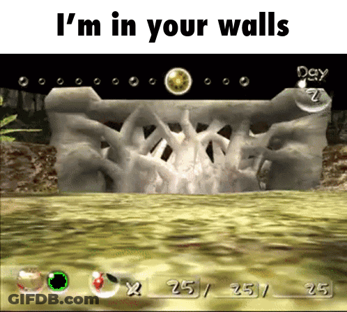 I'm In Your Walls Video Game Screen GIF