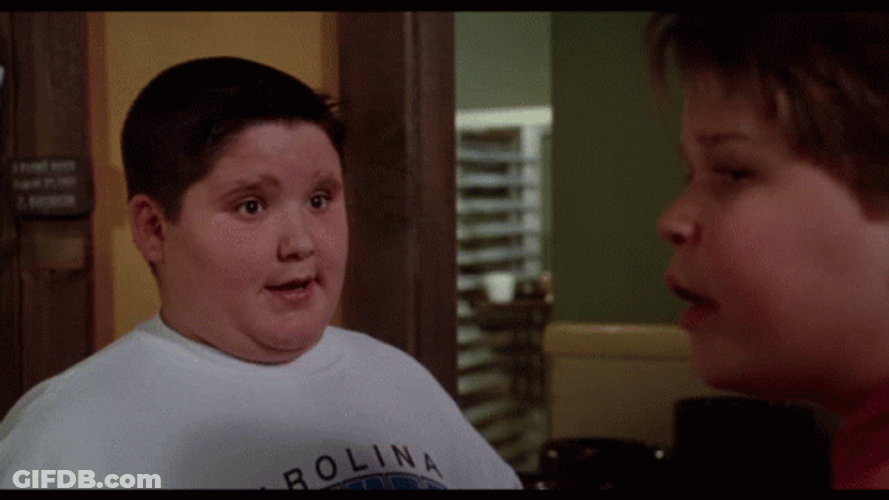 I'm Just Telling You What I Heard Heavyweights GIF