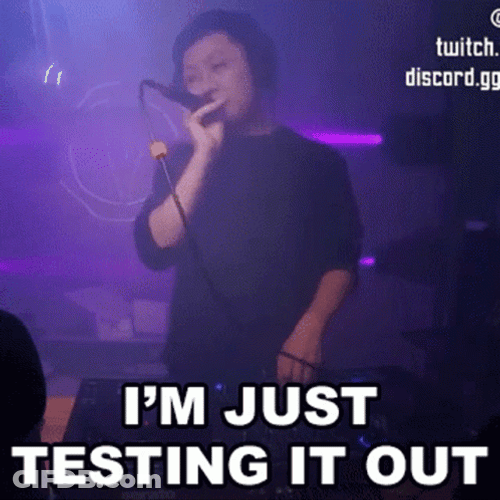 I'm Just Testing It Out Stanley Li GIF