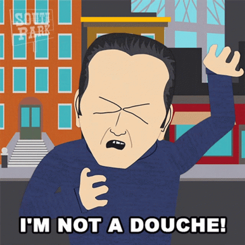 I'm Not A Douchebag John Edward GIF