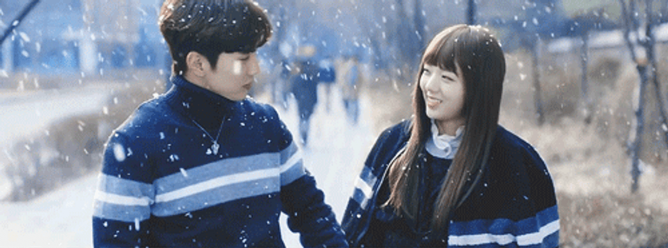I'm Not A Robot Snow Scene GIF