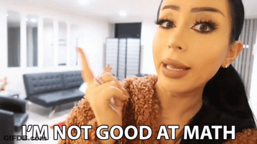 I'm Not Good At Math Amber Scholl GIF