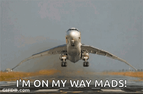 I'm On My Way Mads GIF