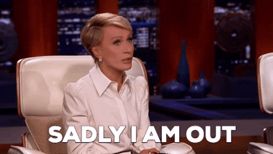 I'm Out Barbara Corcoran GIF