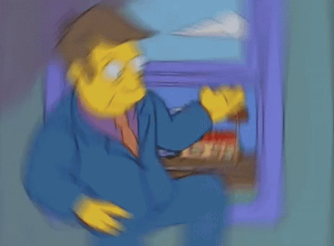I'm Out Principal Skinner GIF