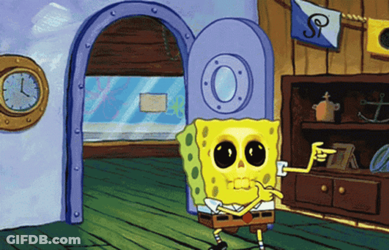 I'm Out Spongebob Undertake GIF