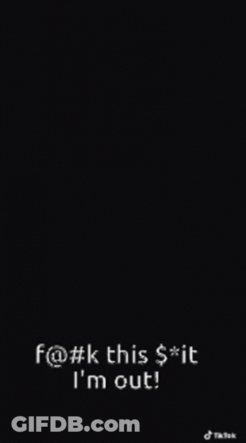 I'm Out GIF