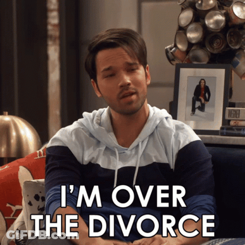 I'm Over This Divorce GIF