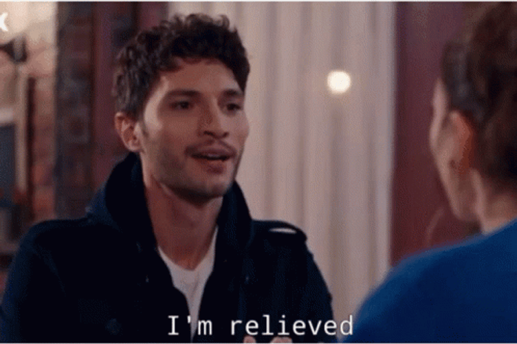 I'm Relieved Yes Thank You GIF