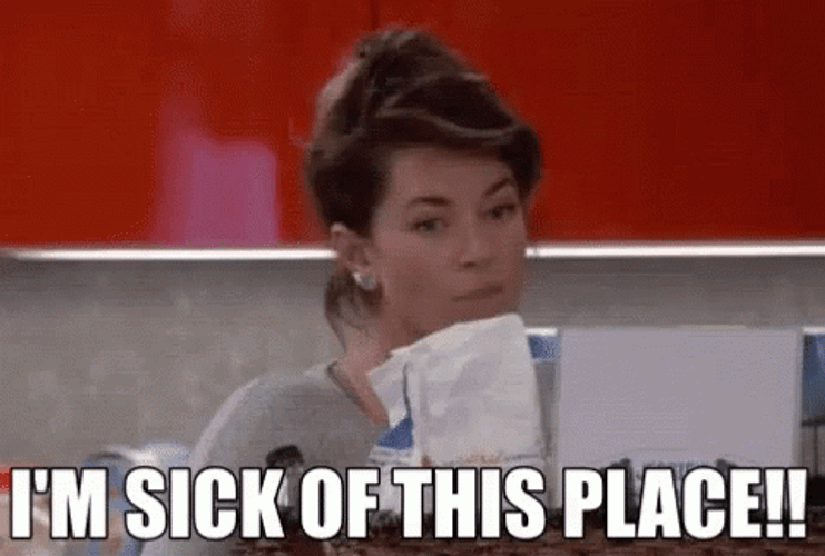 I'm Sick And Tired Of This Place Grandpa GIF