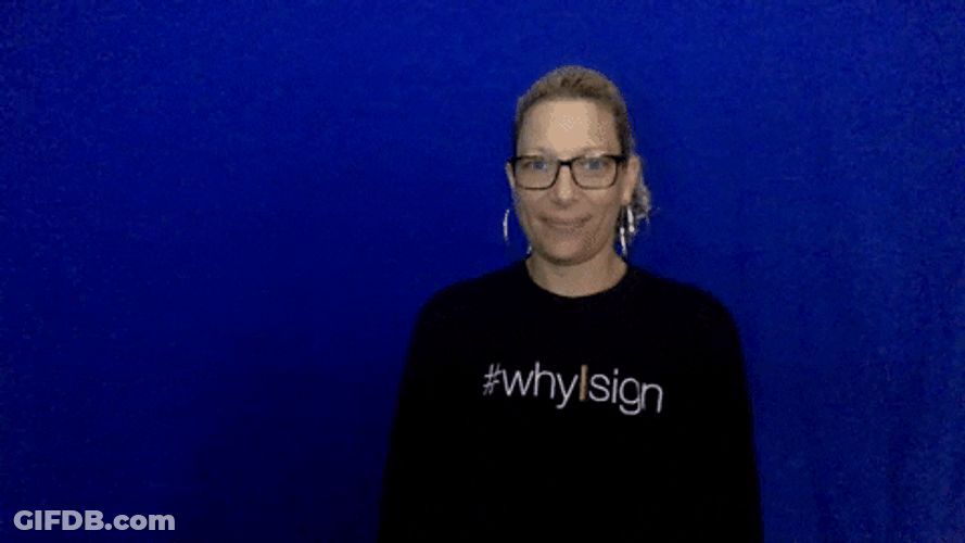 I'm Signing My Name GIF