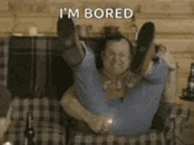I'm So Bored Fiery Fart GIF