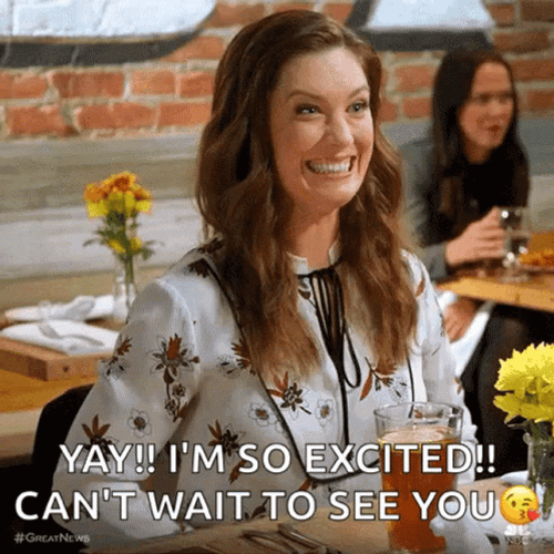 I'm So Excited Happy Clapping GIF