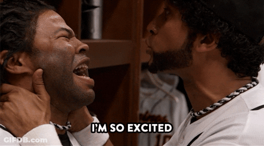 I'm So Excited Key & Peele GIF