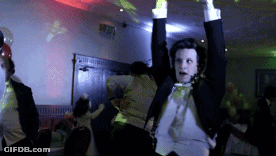 I'm So Excited Matt Smith Dr. Who GIF