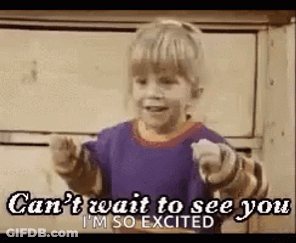 I'm So Excited Michelle Tanner GIF