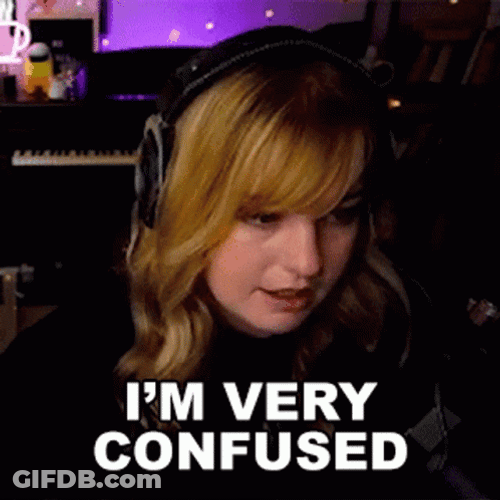 I'm So Full And Very Confused GIF