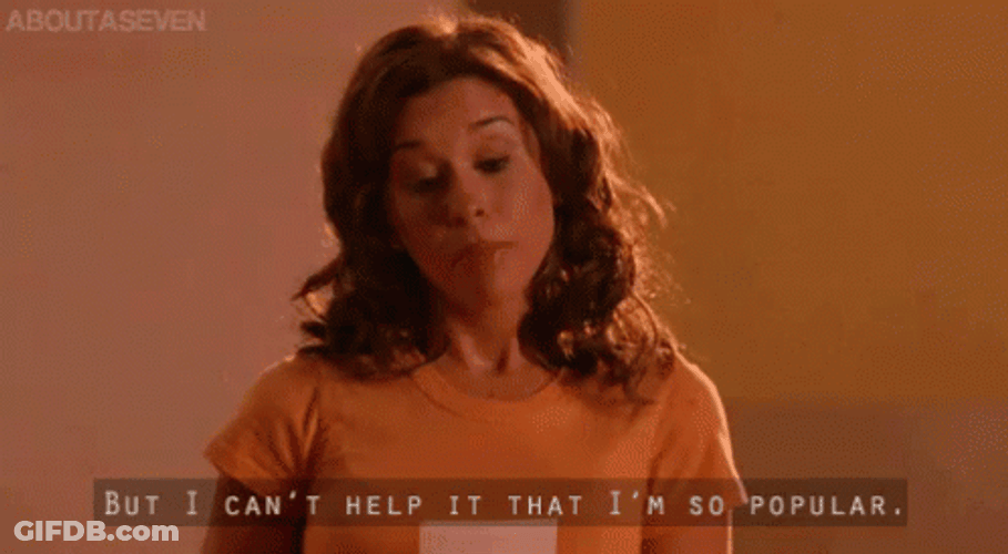 I'm So Popular Mean Girls Gretchen Wieners GIF