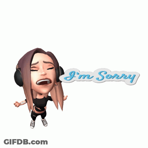 I'm Sorry Forgive Me Crying Avatar GIF