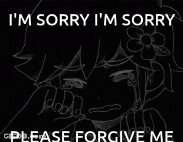 I'm Sorry Please Forgive Me Crying GIF